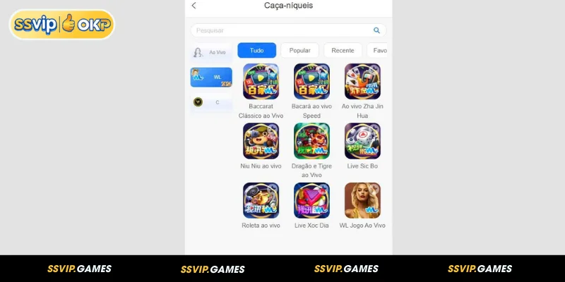 Desenvolvedores de Elite no Cassino SSVIP Ao Vivo