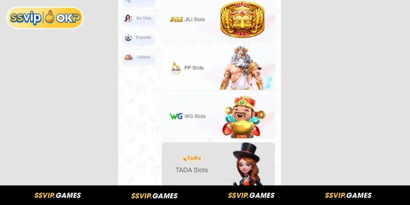 Lobby de jogos SSVIP Slots recomendado para você